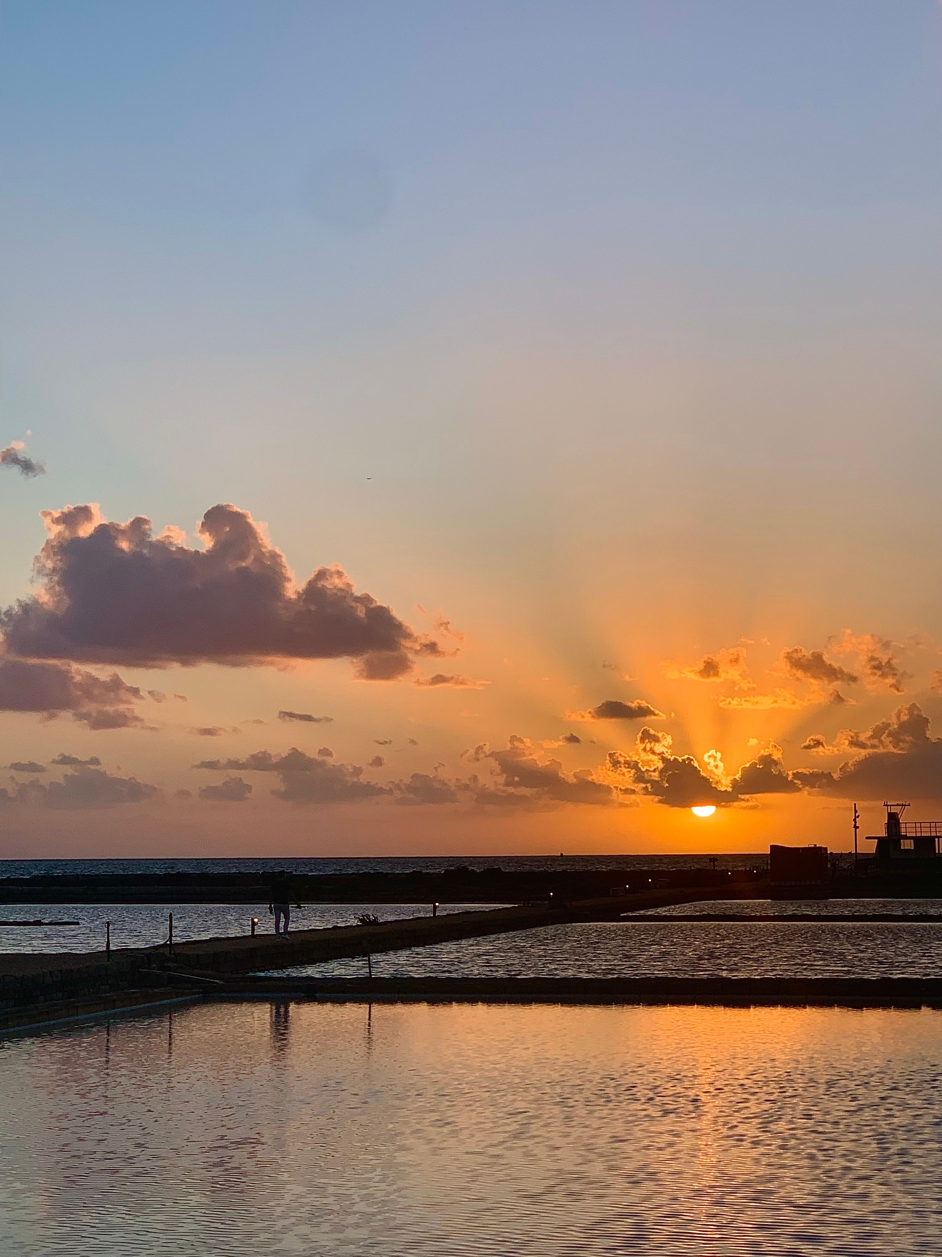 Tramonto sul mare