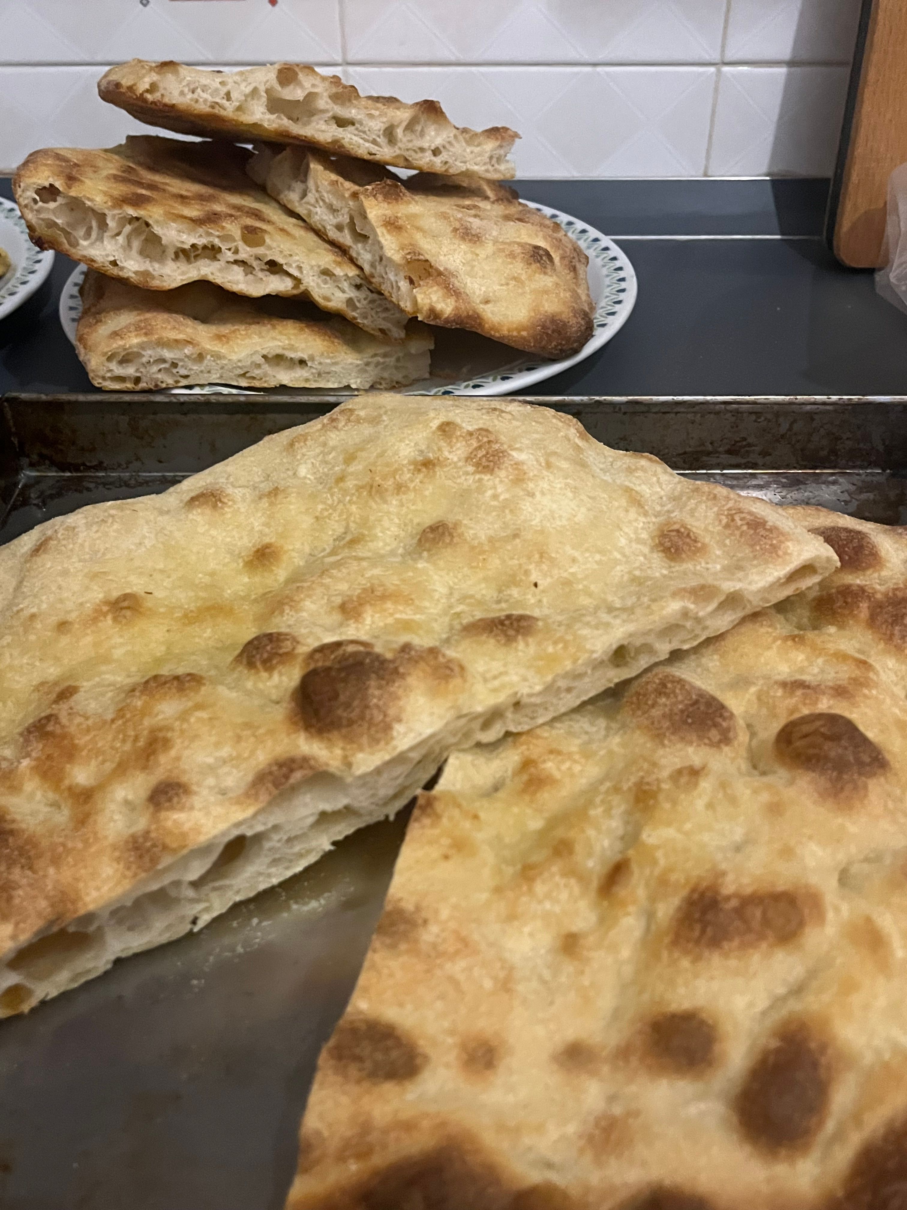 Focacce appena sfornate