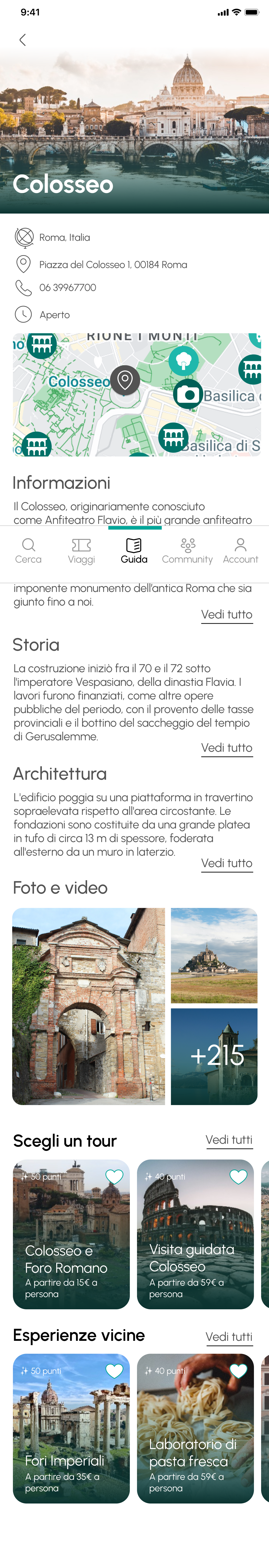 La guida del Colosseo: indirizzo, orari, mappa e informazioni