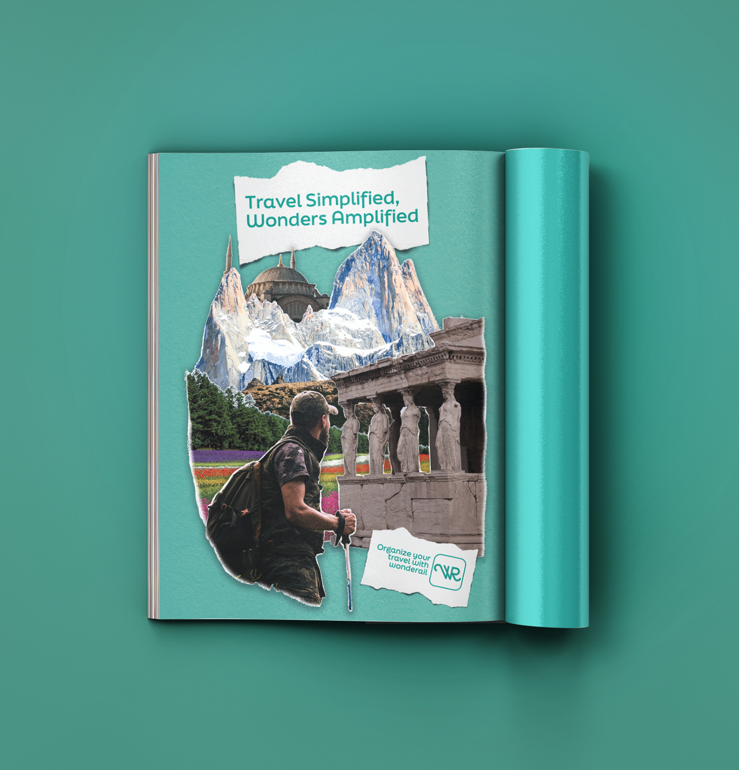 La rivista chiusa con l’annuncio di Wonderail in copertina