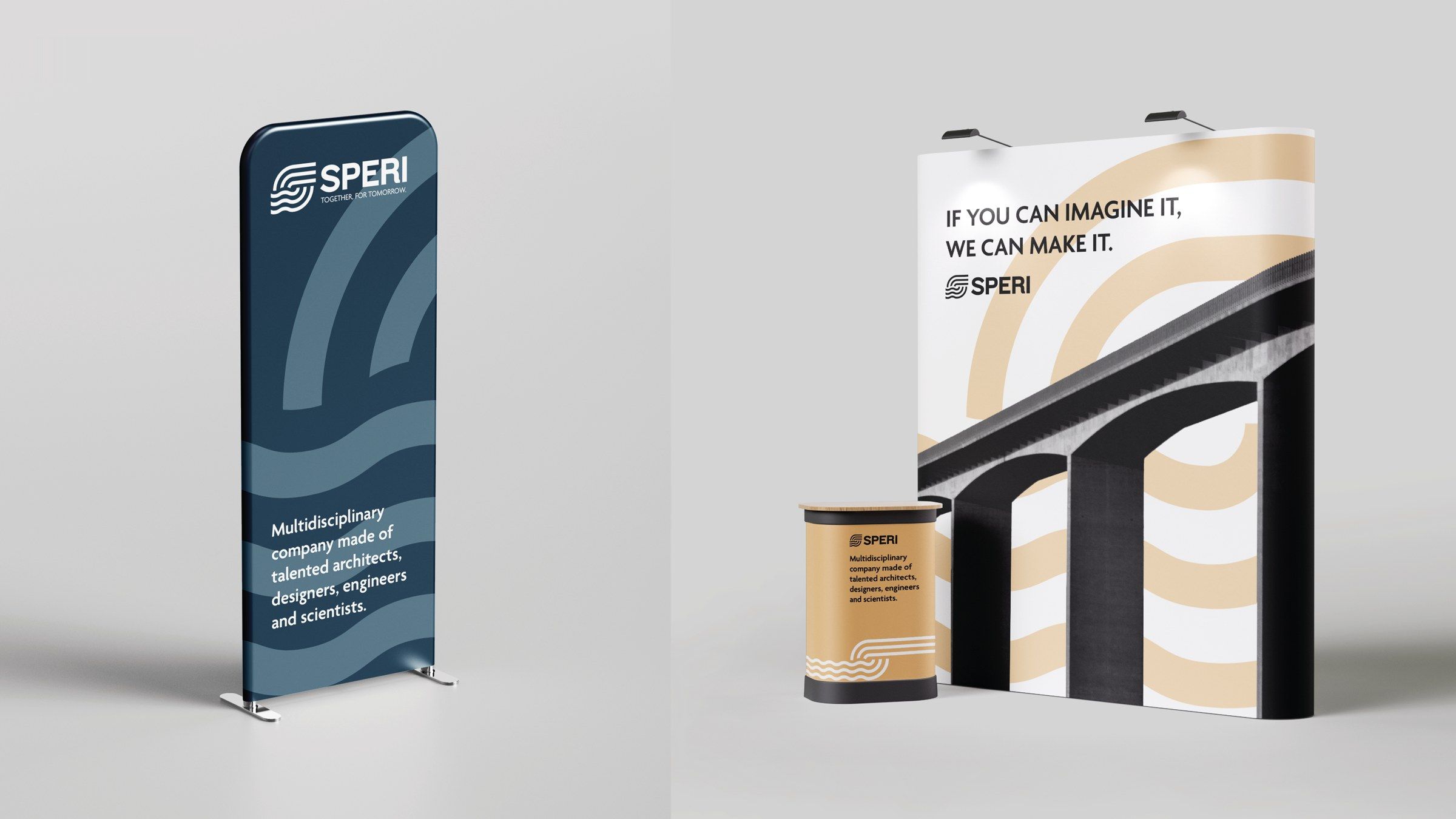 Totem e stand Speri per le fiere