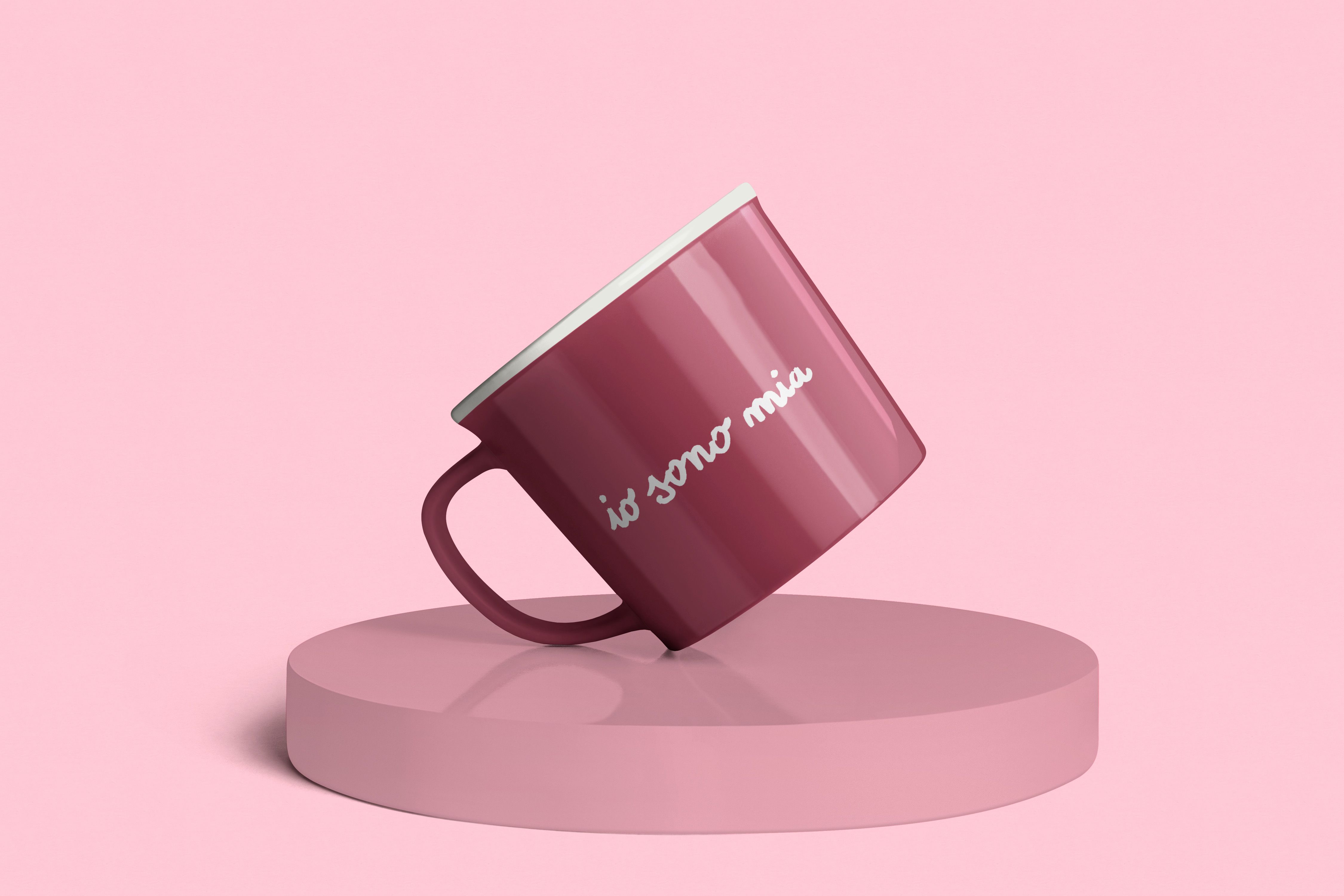 Tazza bordeaux «io sono mia»